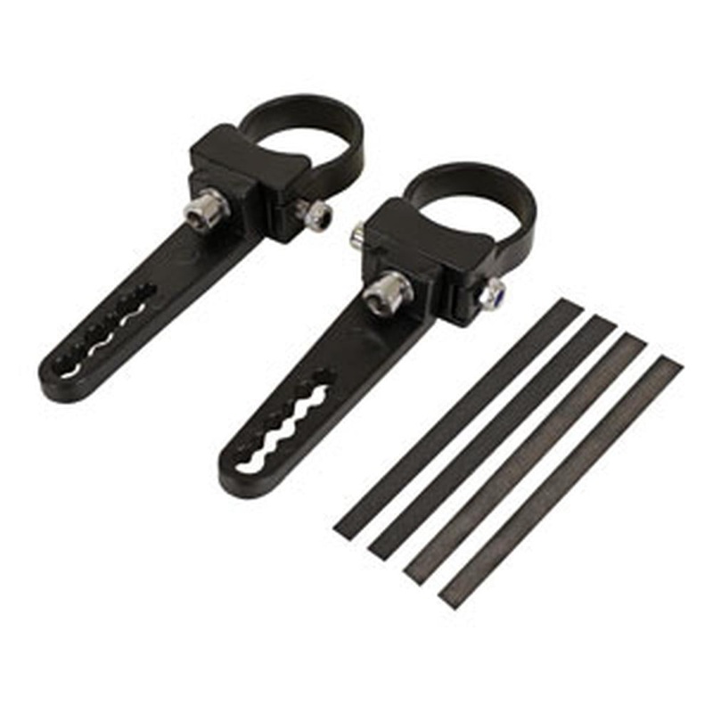 2 PK Bar Clamp W/ Slot Fixing 1.5" For Roll Bar Roof LED Light Bar