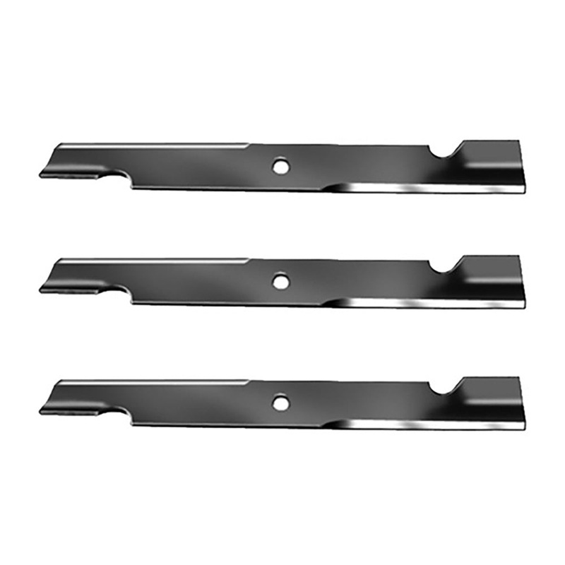 (3) Notched High Lift Lawn Mower Blades Fits Exmark 60" Cut 103-6403 103-6403-S