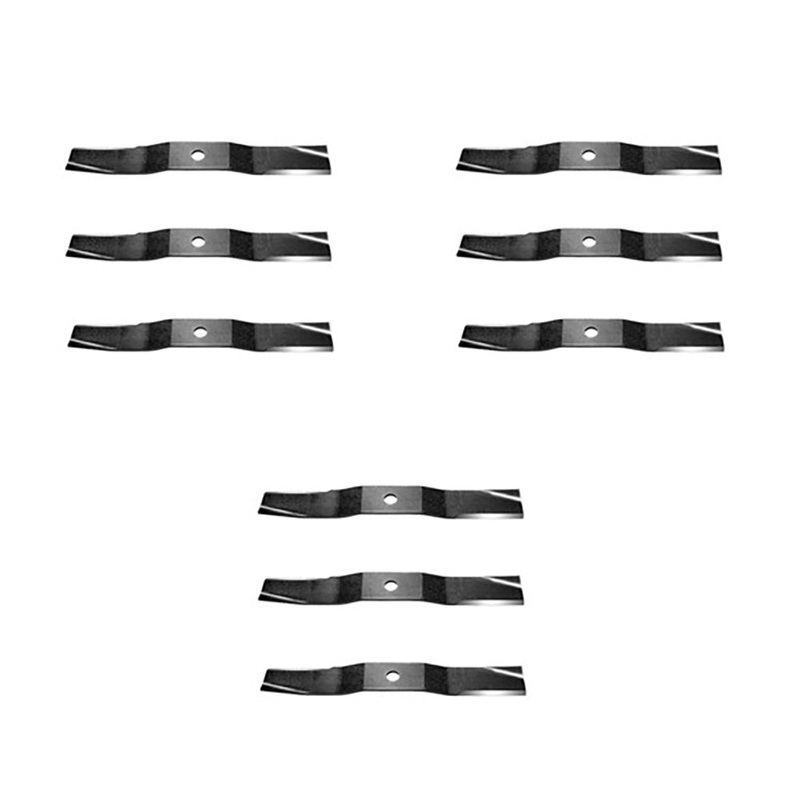 K5351-34342 Nine Medium Lift Blades Fits Kubota RCK54-22BX Mid Mount Mower Decks
