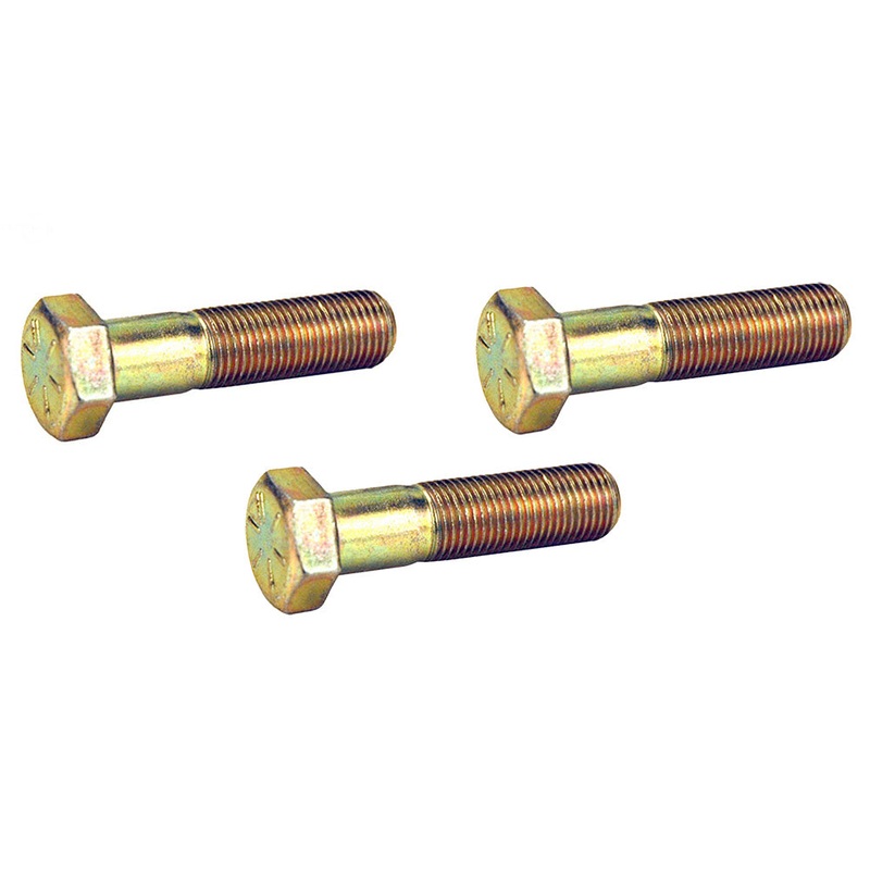 (3) Replacement Blade Bolts - 1/2-20" x 2" Grade 8 Fits Exmark Models 3213-5