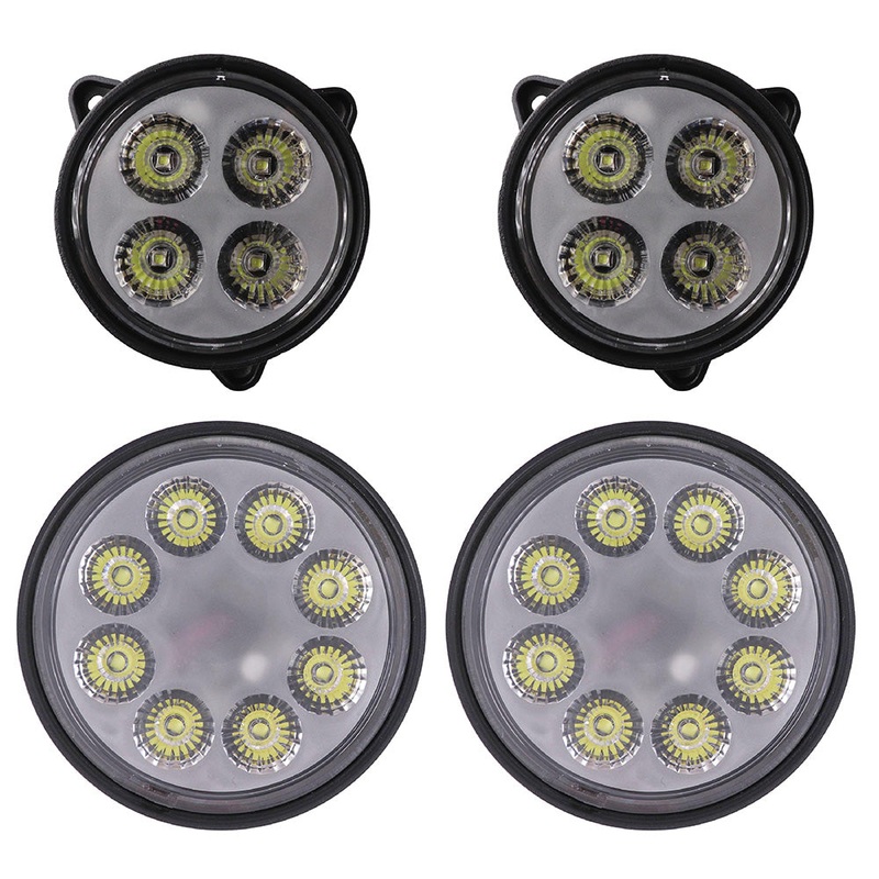 Flood Beam LED Headlight Kit Fits John Deere R Series Tractors