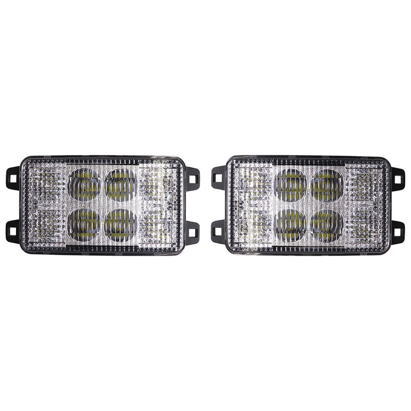 Hi-Lo Beam LED Headlight Kit Fits John Deere Compact Tractors, 3200 Lumens