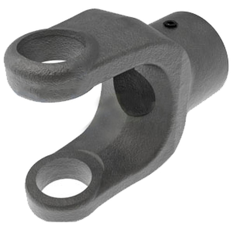 A-800-4423-AI Round Bore Implement Yoke (w/ Keyway & Set Screw)