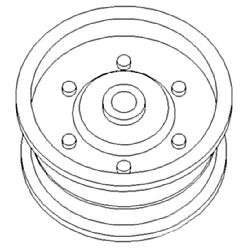 AP24395 New Idler Puller 4.5" OD 1" Wide Fits John Deere Combine 6602 6622 P6365