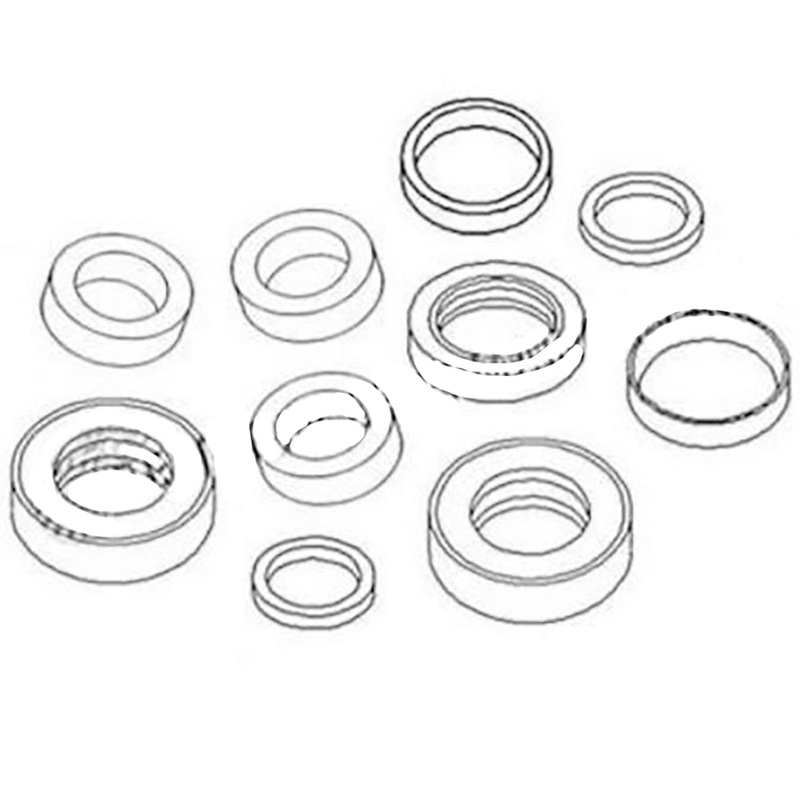 1346409C2 Backhoe Bucket Cylinder Seal Kit Fits Case 95XT 1840 1845C