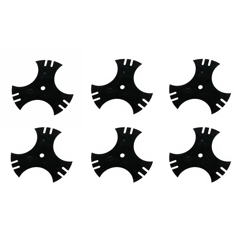 6 Edger Blade Fits Troy-Bilt TB554 TEB515 781-0748 781-0748-0637 40-009
