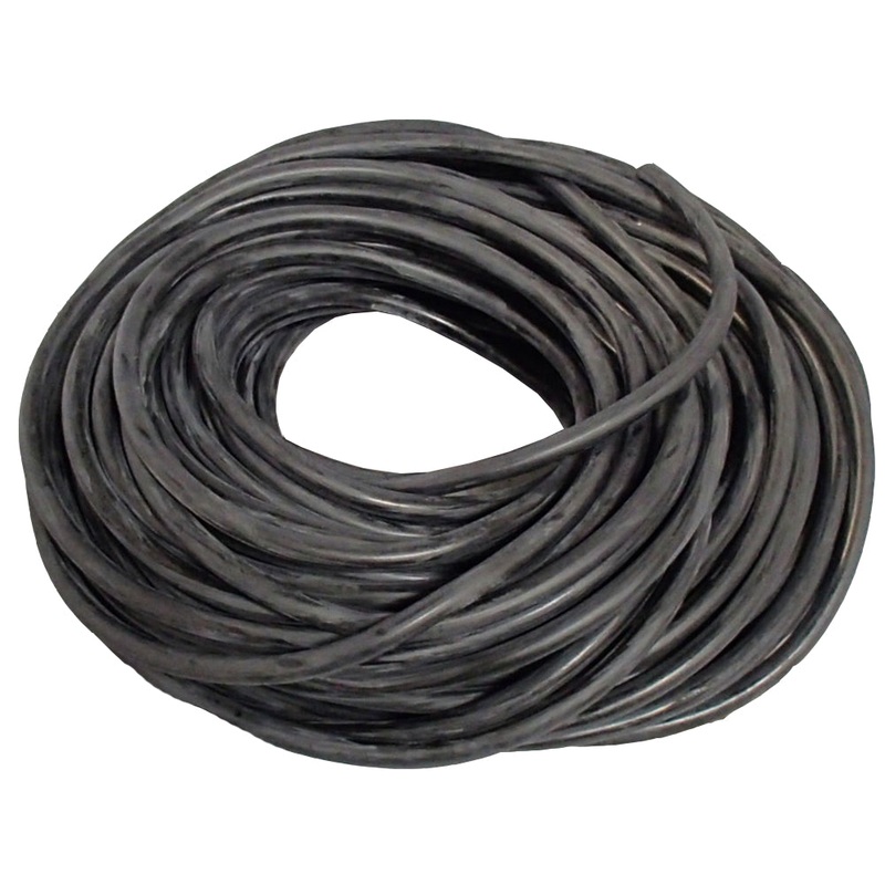 Rubber Rope 7/16" x 150' Solid Core Flatbed Truck Trailer Tarp Tie Down Strap