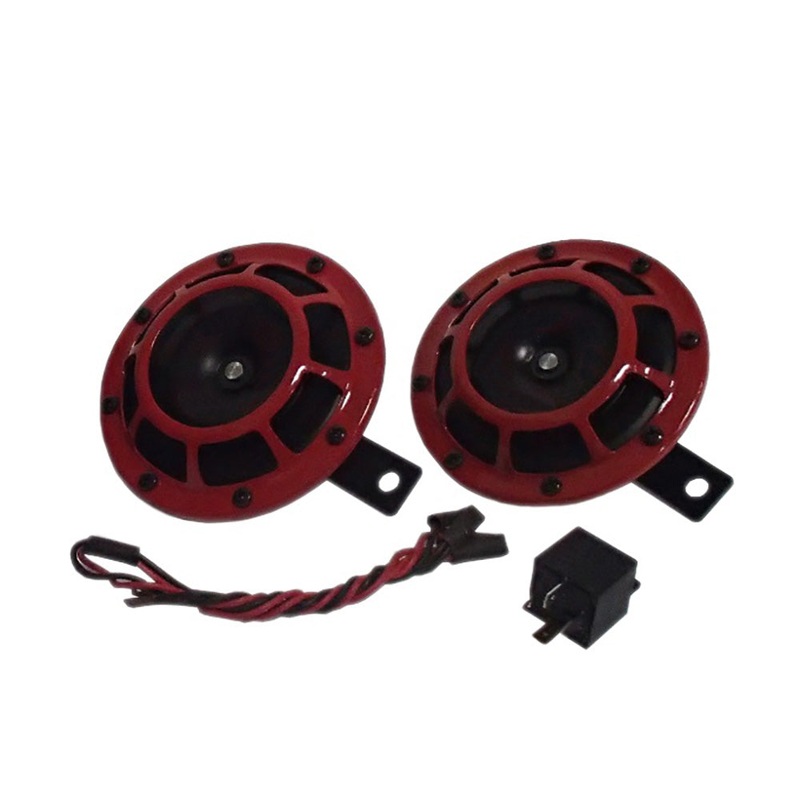 003399801 Supertone Universal 12V High Tone/Low Tone Twin Horn Kit (Red)