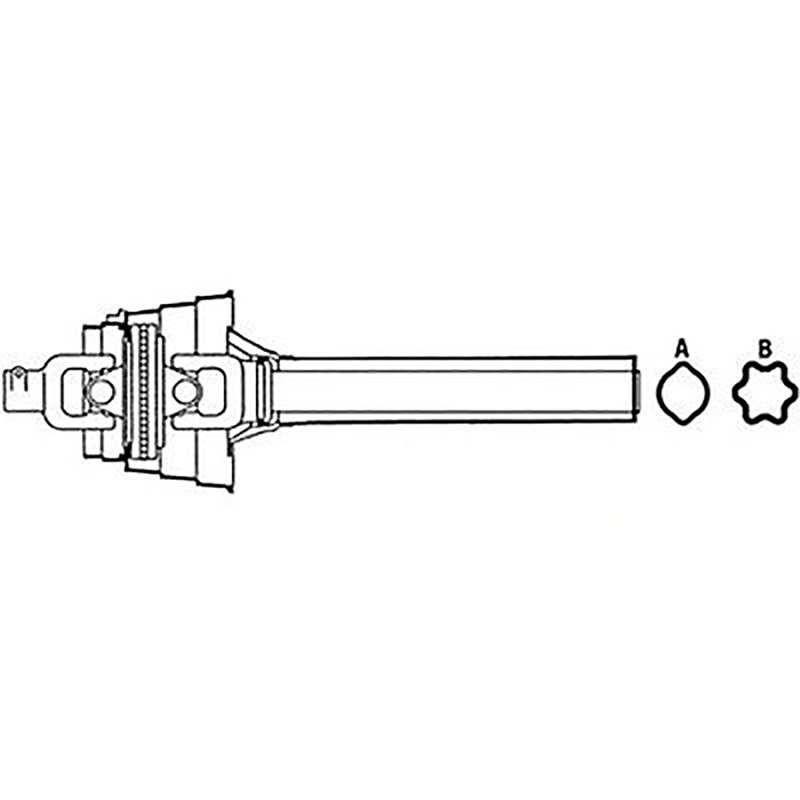 111741013CCV Half Shaft for Vermeer Round Balers 411 412 415 604K 605K 604M 605M