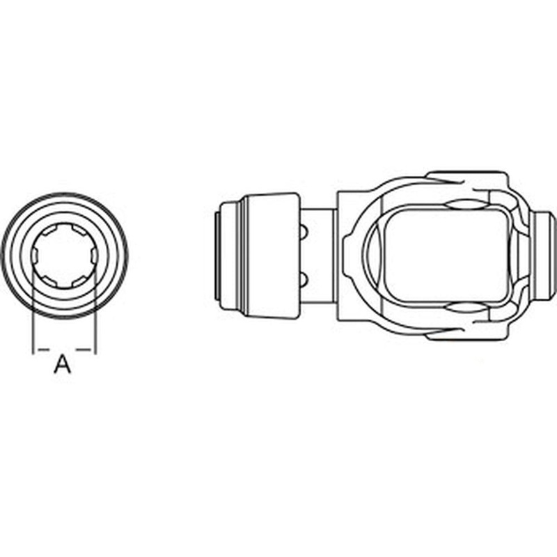 A-113-3521-AI Auto-Lok Tractor Yoke