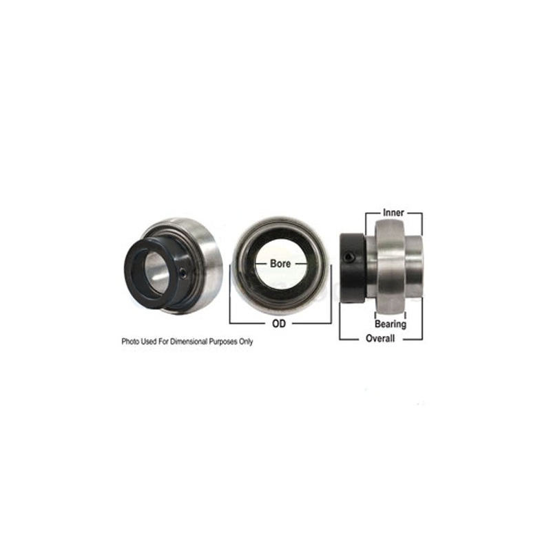 A-GRA200RRB-I-AI Bearing, Ball; Spherical W/ Collar, Re-Lubricatable
