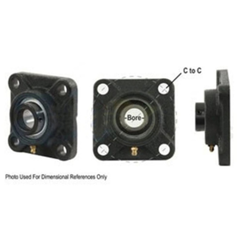 A-WGFZ31-I-AI 4 Bolt Flanged Bearing W/ Lock Collar, Re-Lubricatable