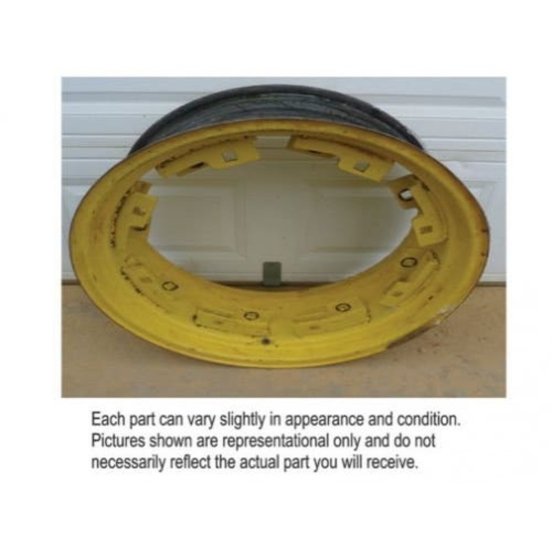 Used 12"x 28" 8 Open Channel Front Rim fits John Deere 4055 4255 4455 4555 4755 4955 4560 4760 4960 RE47618
