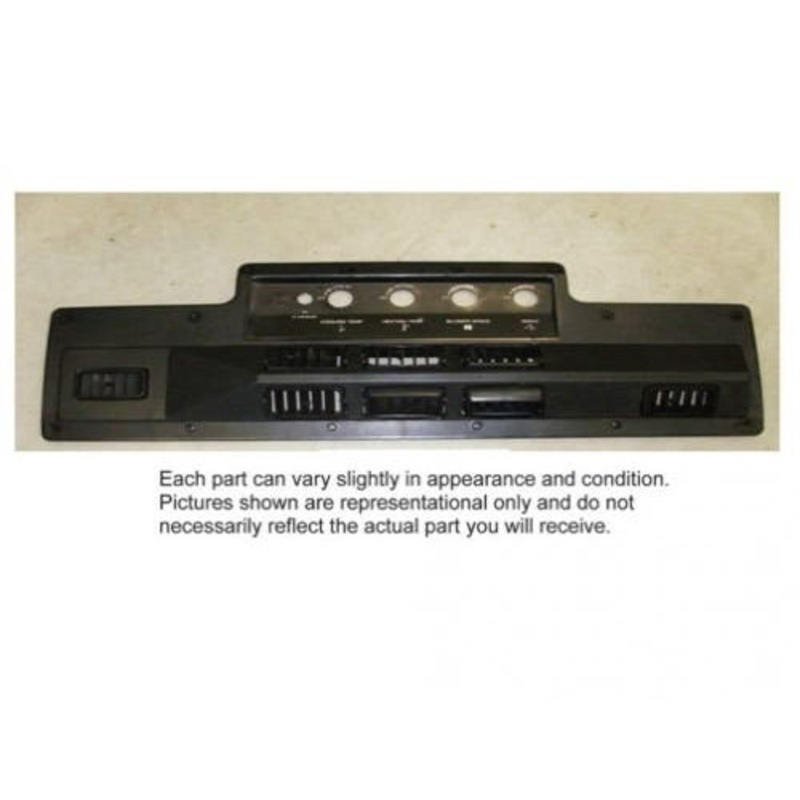 Used Air Conditioning / Heat Control Panel Bezel Black 8 Vents fits John Deere 4030 4040 4050 4230 4240 4250 4430 4440 4450 4630 4640 4840 AH118028
