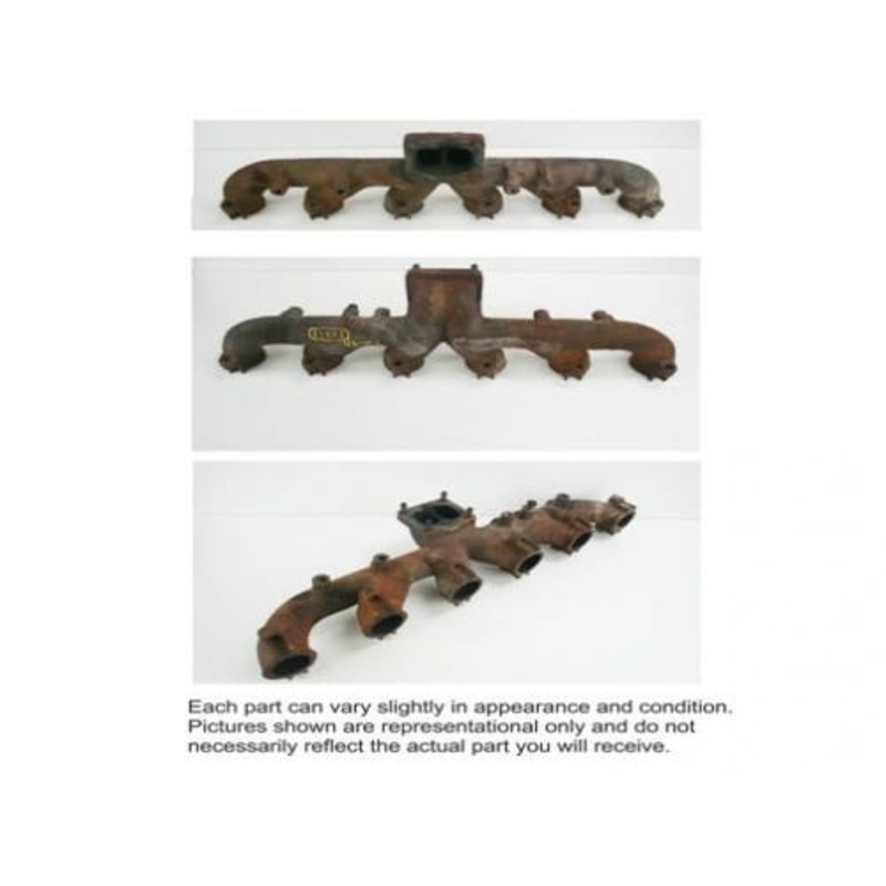 Used Exhaust Manifold fits Case IH 7110 7120 7130 7140 7150 7210 7220 7230 7240 7250 8910 8920 8930 8940 8950 9310 9330 J929779 J932183 fits Case