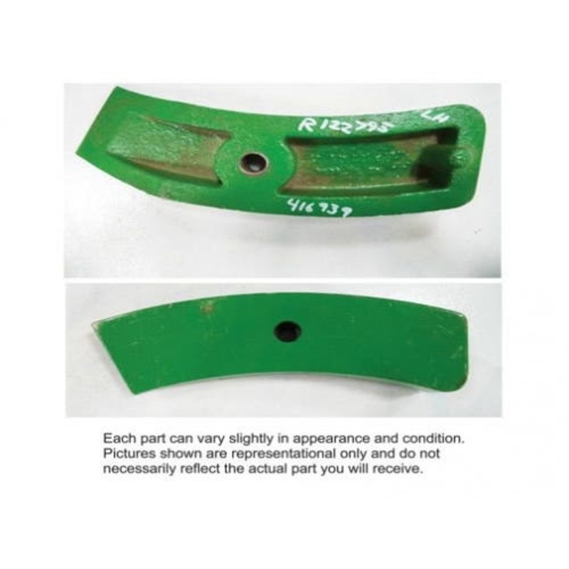Used Sway Block - Left Hand fits John Deere 8100 8110 8110T 8200 8210 8210T 8300 8310 8310T 8400 8410 8410T R122795