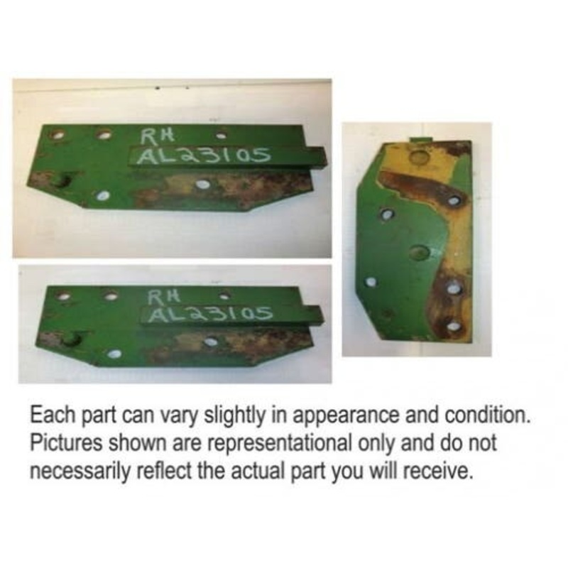 Used Sway Bar Support Plate - Right Hand fits John Deere 820 830 1020 1520 1530 2020 2030 2040 2350 2355 2440 2550 2555 2630 2640 2750 2755 AL23105