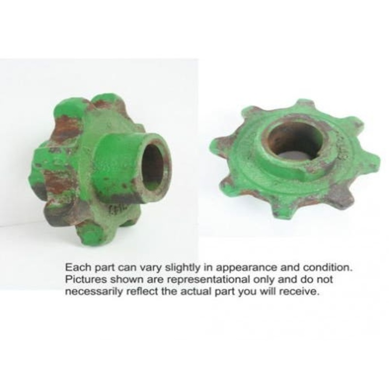 Used Elevator Chain Sprocket fits John Deere 9400 9410 9450 9500 9501 9510 9550 9560 9600 9610 9640 9650 9660 9750 9880 S680HM S690HM CTS H133143