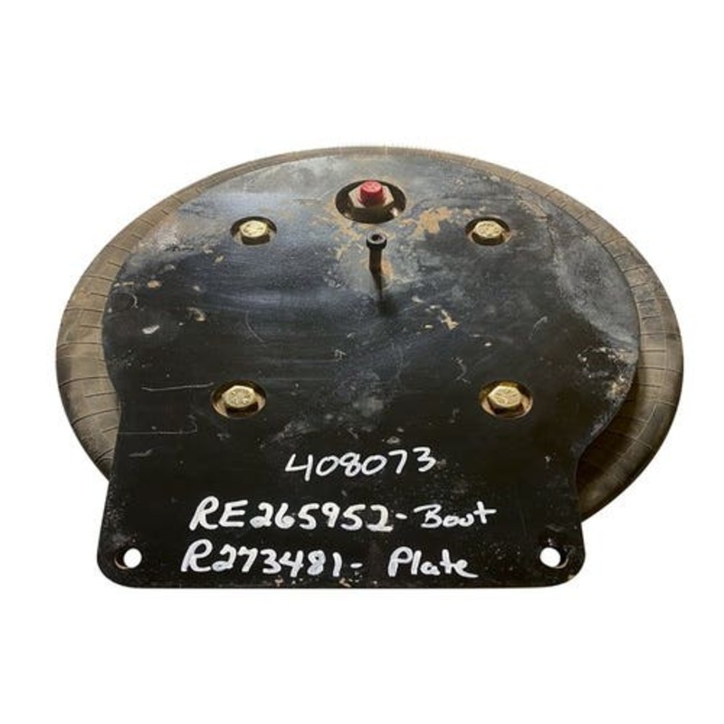 Used Axle Air Bag W/ Plate fits John Deere 8RT 310 8RT 340 8RT 370 8RT 410 8295RT 8310RT 8320RT 8335RT 8345RT 8360RT 8370RT RE265952, R273481