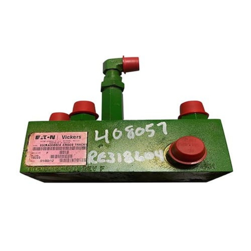 Used Brake Line Manifold fits John Deere RE318604