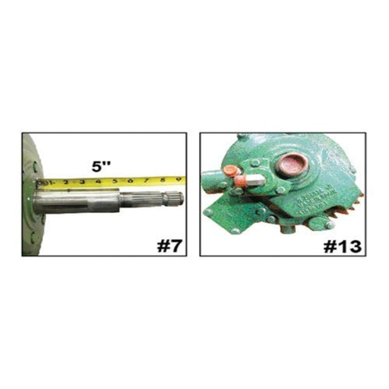 Used Feeder House Reverser Gear Box Assembly fits John Deere 9560 STS 9570 STS S550 AH225339 H207015 H202929 H204934