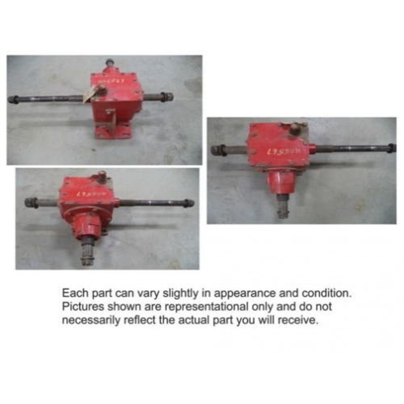 Used Straw Chopper Drive Gearcase Assembly fits International 1440 1460 1480 fits Case IH 1640 1660 184194C2