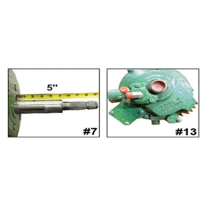 Used Feeder House Reverser Gear Box Assembly fits John Deere 9560 9560 SH 9660 CTS 9660 STS 9760 STS 9860 STS AH206938 H207015 H204934 H177985