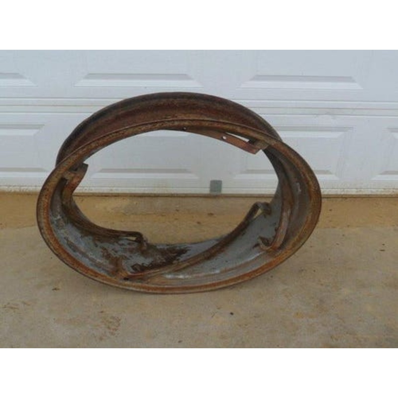 Used 11" x 28" 4 Rail Rear Rim fits Ford 2000 2100 2110 2120 2300 2310 2600 2610 3055 3100 3120 3300 3310 3330 3400 3600 3610 fits Allis Chalmers