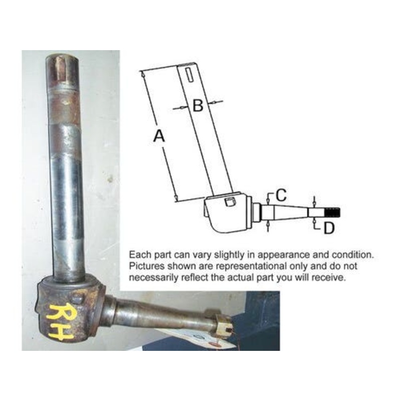 Used Spindle fits Massey Ferguson 50 40 65 50 65 40 40 182559M92