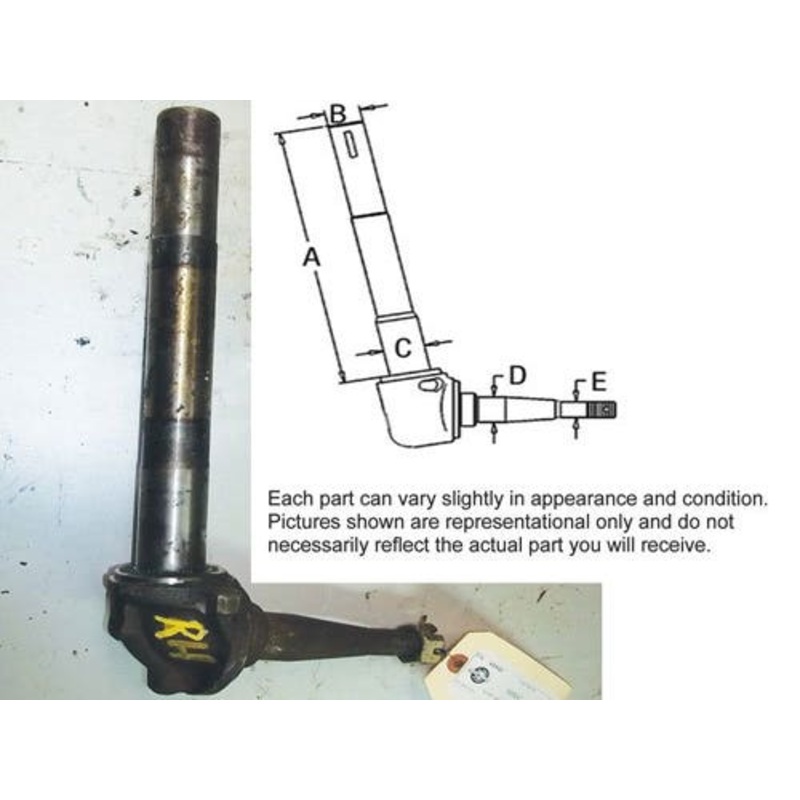 Used Spindle - Right Hand fits Ford 2000 3000 2100 2120 2310 3100 3120 3310 4600 2600 3610 2610 3600 3900 4100 4010 C5NN3105U