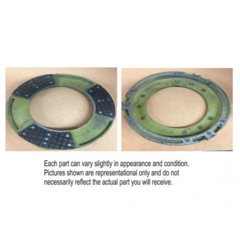 Used Brake Plate with Linings fits John Deere 3010 AR26593 R26968