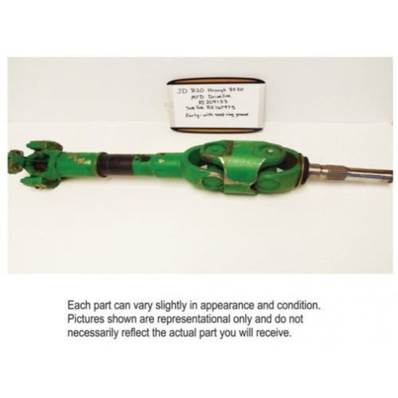 Used Front Axle Drive Shaft Assembly fits John Deere 8120 8130 8220 8230 8320 8330 8430 8530 RE167975 RE209133 RE290014