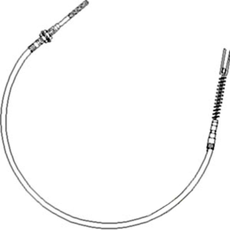 S.7753 Brake Cable - Length: 996mm, Outer cable length: 747mm. Fits David Brown