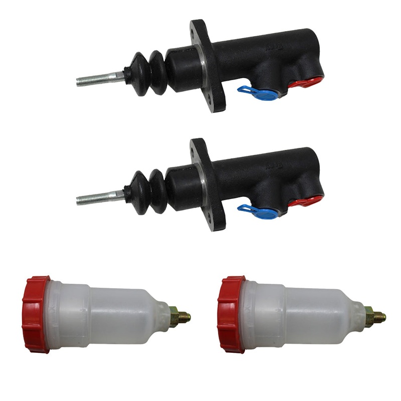 2 Master Cylinders w/Reservoirs Fits JCB Telescopic Handler 121/34400 15/106100