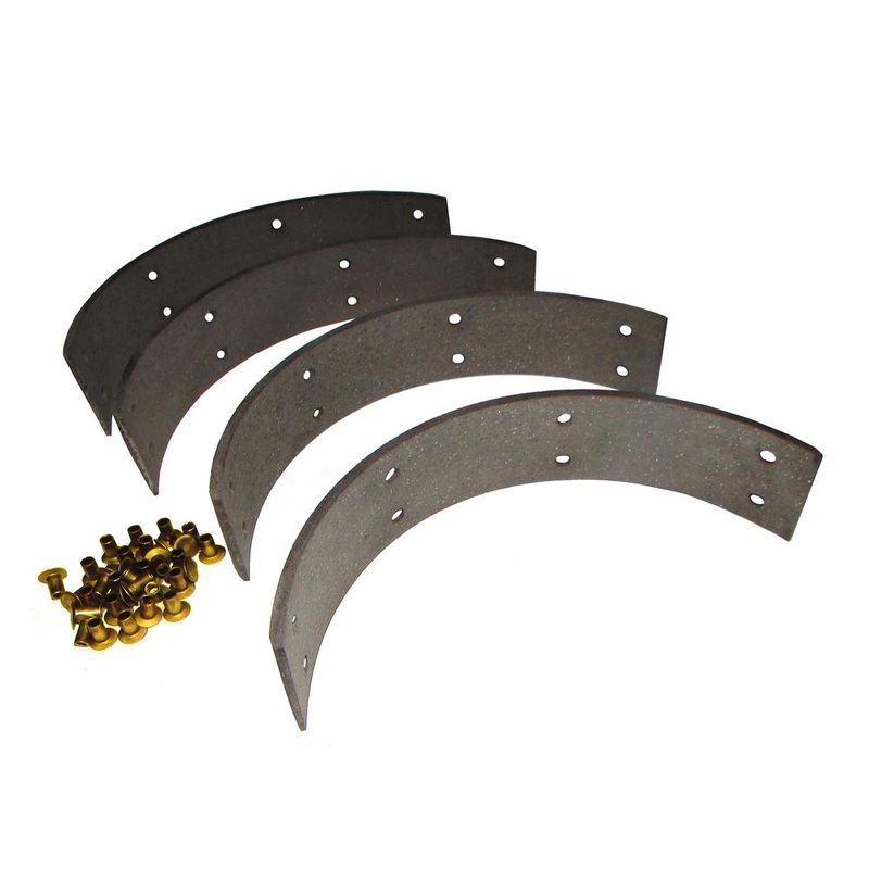 Tractor, Fits John Deere B brake lining kit, B after S#201000 and Fits JD 50 all
