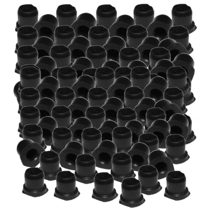 (100) Brake Bleeder Screw/Grease Zerk Fitting Rubber Dust Covers