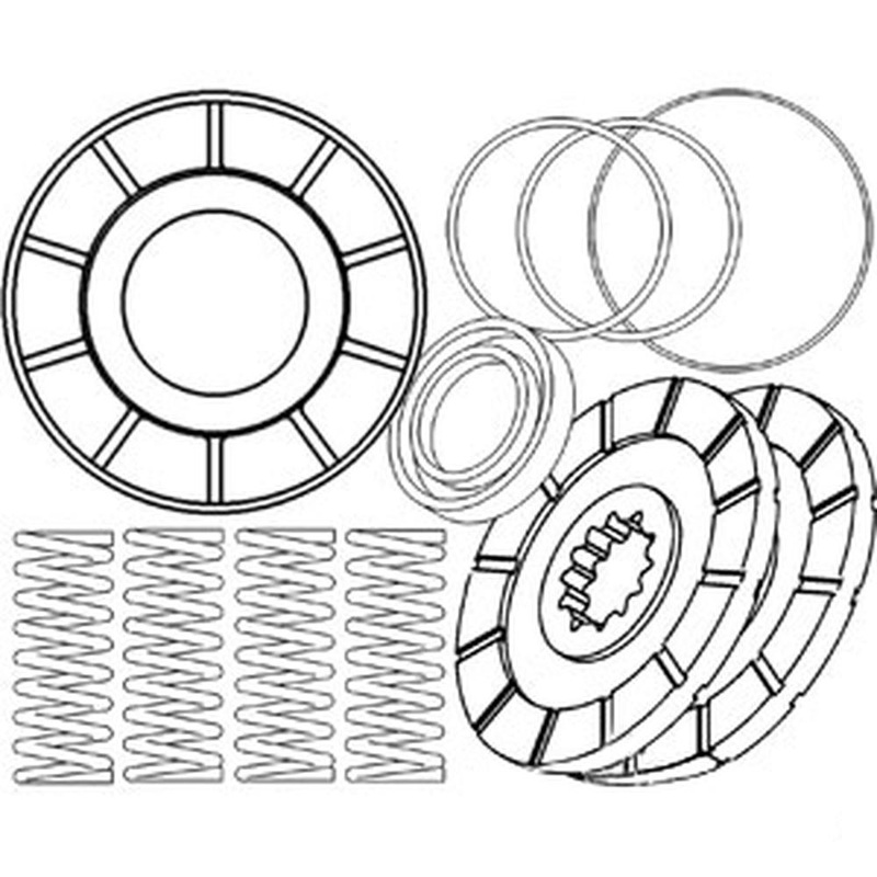 1975468C2 Brake Disc Kit Fits FARMALL 706 756 766 806 826 856 966 1026 1066