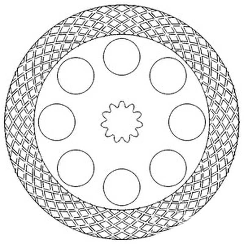 RE43390 Brake Disc AR65718 Fits John Deere Tractors 2630